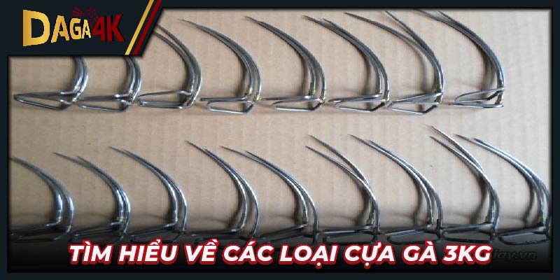 Tìm hiểu về các loại cựa gà 3Kg