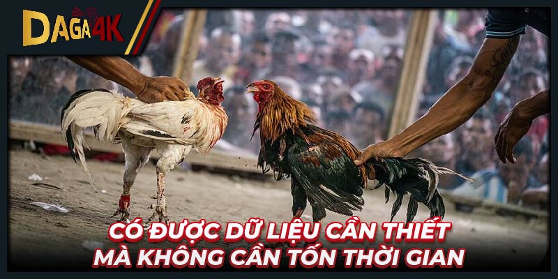 Có được dữ liệu cần thiết mà không cần tốn thời gian