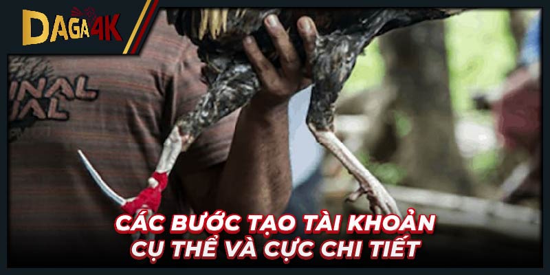 Các bước tạo tài khoản cụ thể và cực chi tiết