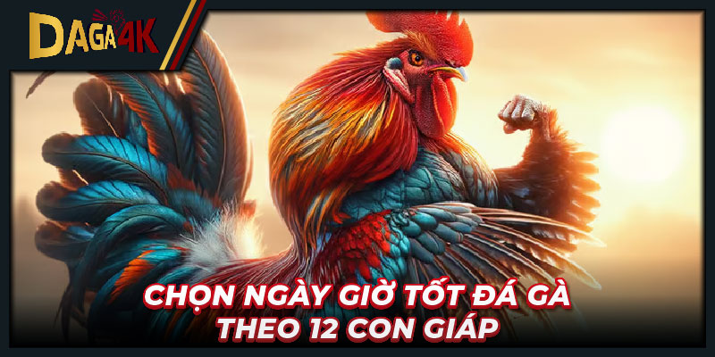 Chọn ngày giờ tốt đá gà theo 12 con giáp